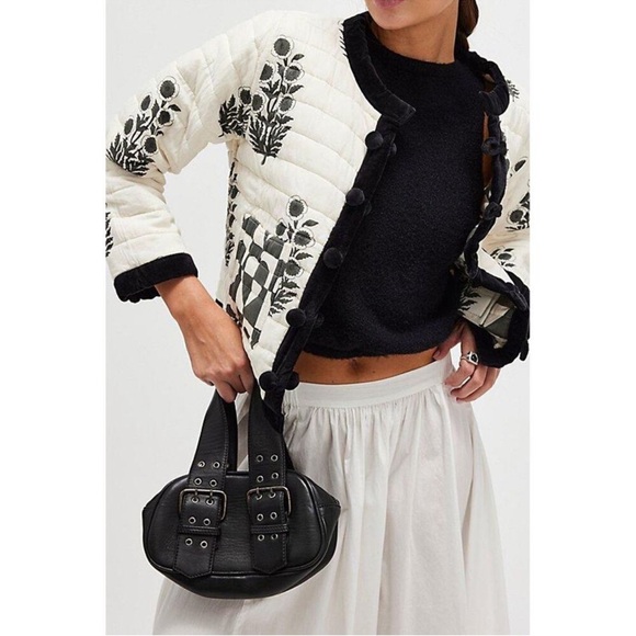 NEW Free People Black Say Yes Mini Bag - Picture 9 of 9